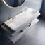 Lavabo de salle de bain blanc