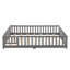 Lit de plancher avec porte, cadre de lit plateforme avec clôture-1120266319-1120266307