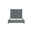 Lit rembourré en velours de taille moyenne Promenade Mid-Century-1820302985-1820303222