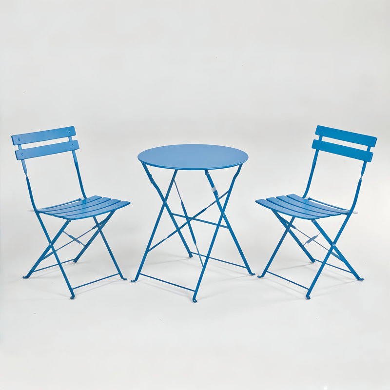 Ensemble bistro 3 pièces Yardgrace, Blue