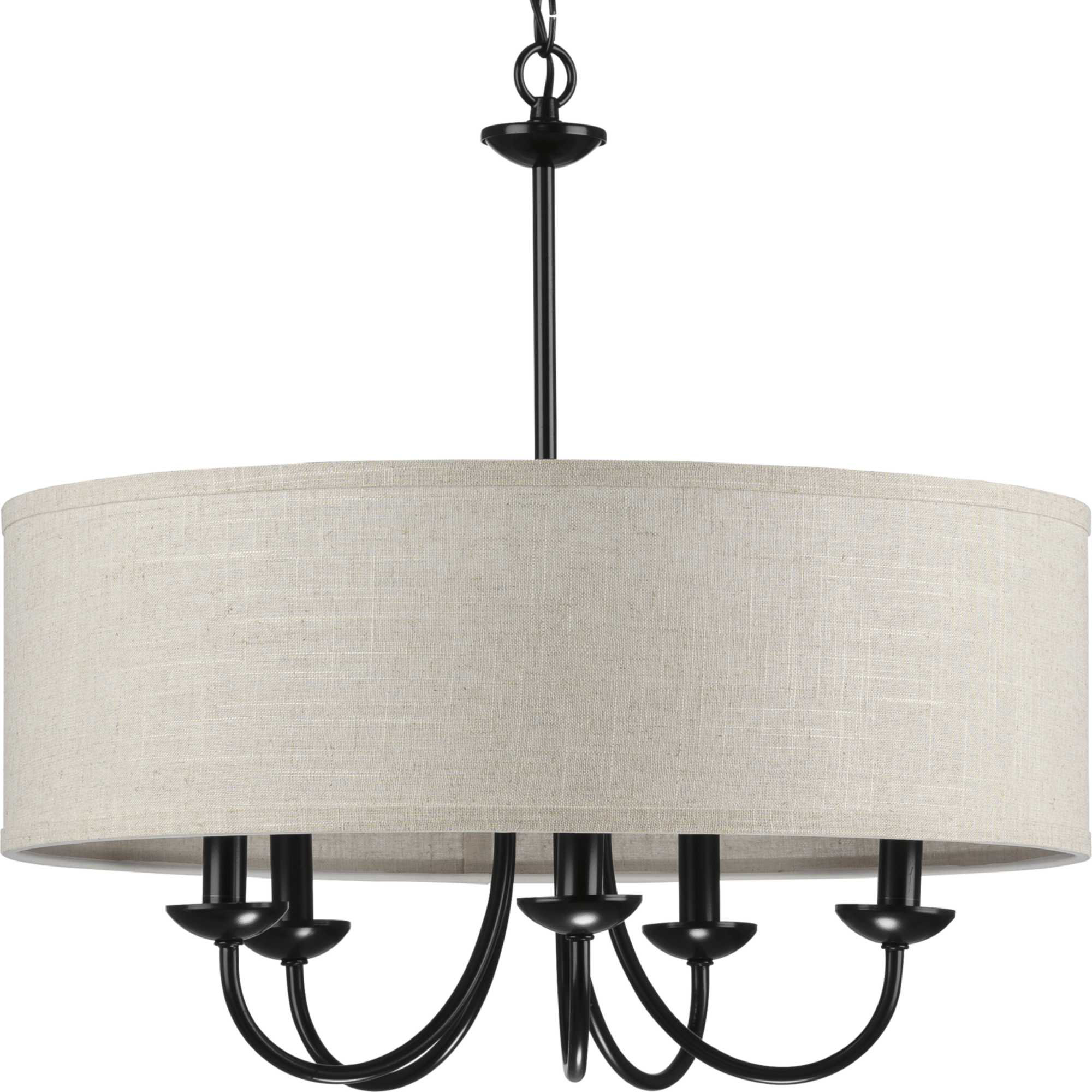 Charlton Home® Krawczyk 5 - Light Shaded Drum Chandelier & Reviews | Wayfair