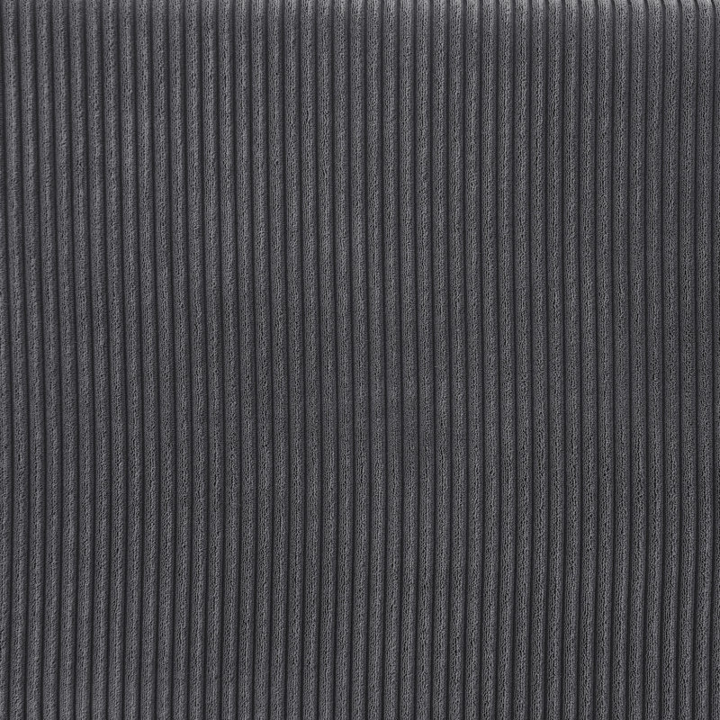 Sectional, Gray Corduroy