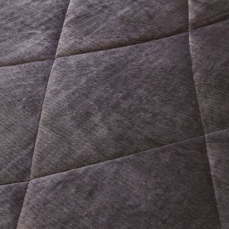 Catherine Lansfield Bedroom 6.5 Tog So Soft Velvet Sherpa Quilted Coverless Duvet, 200 cm W x 200 cm L
