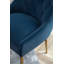 Chaise d'appoint rembourrée en velours Mayreli-105516010