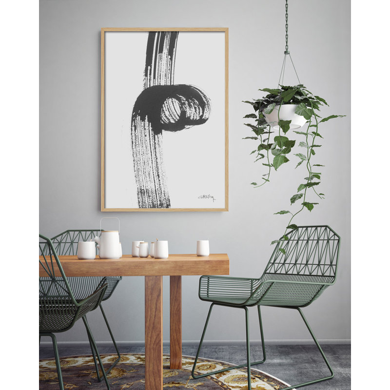 Ink III by Marta Castet-Bellocq - Single Picture Frame Painting, 122cm H x 82cm W x 3cm D