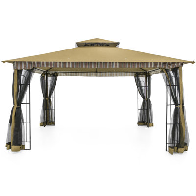13 Ft. W x 11 Ft. D Steel Patio