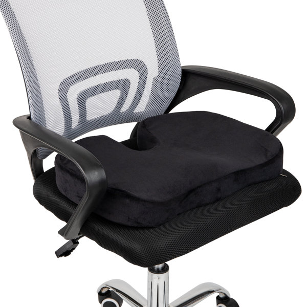  Soothing Company Gel Seat Cushion, Memory Foam Seat Cushion  Non-Slip, Perfect As Coccyx Cushion for Tailbone Pain, Orthopedic Seat  Cushion For Office Chair, Car Seat, Sciatica, Chair Cushion Back Pain 