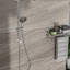 Douche - Douche de tête et à main de 10 pouces, 5 modes de jet, Fixation murale pour articles de salle de bain