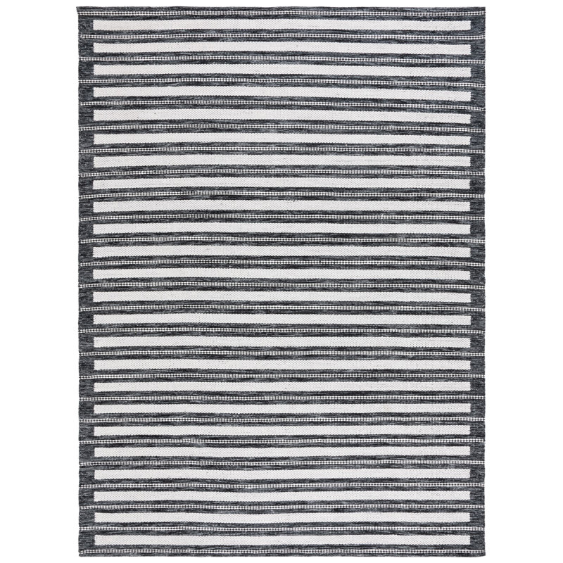 Janam Hand Woven Pet Striped Rug, Rectangle 8' x 10'