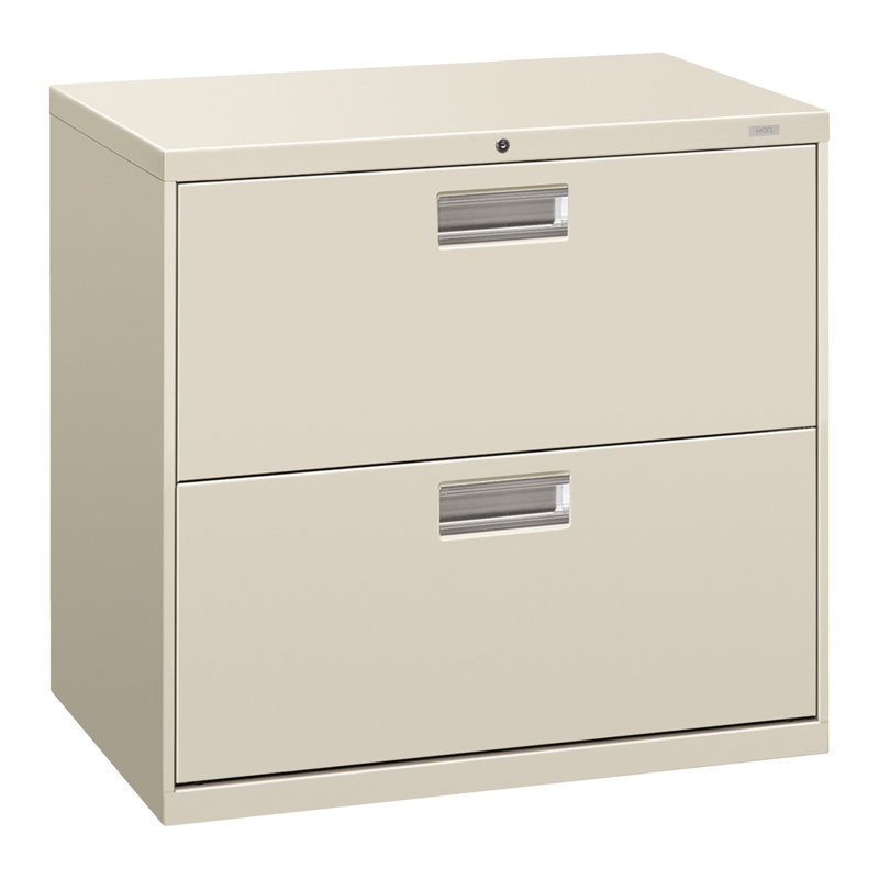 Brigade 600 Series 2-Drawer Lateral Filing Cabinet, Light Gray