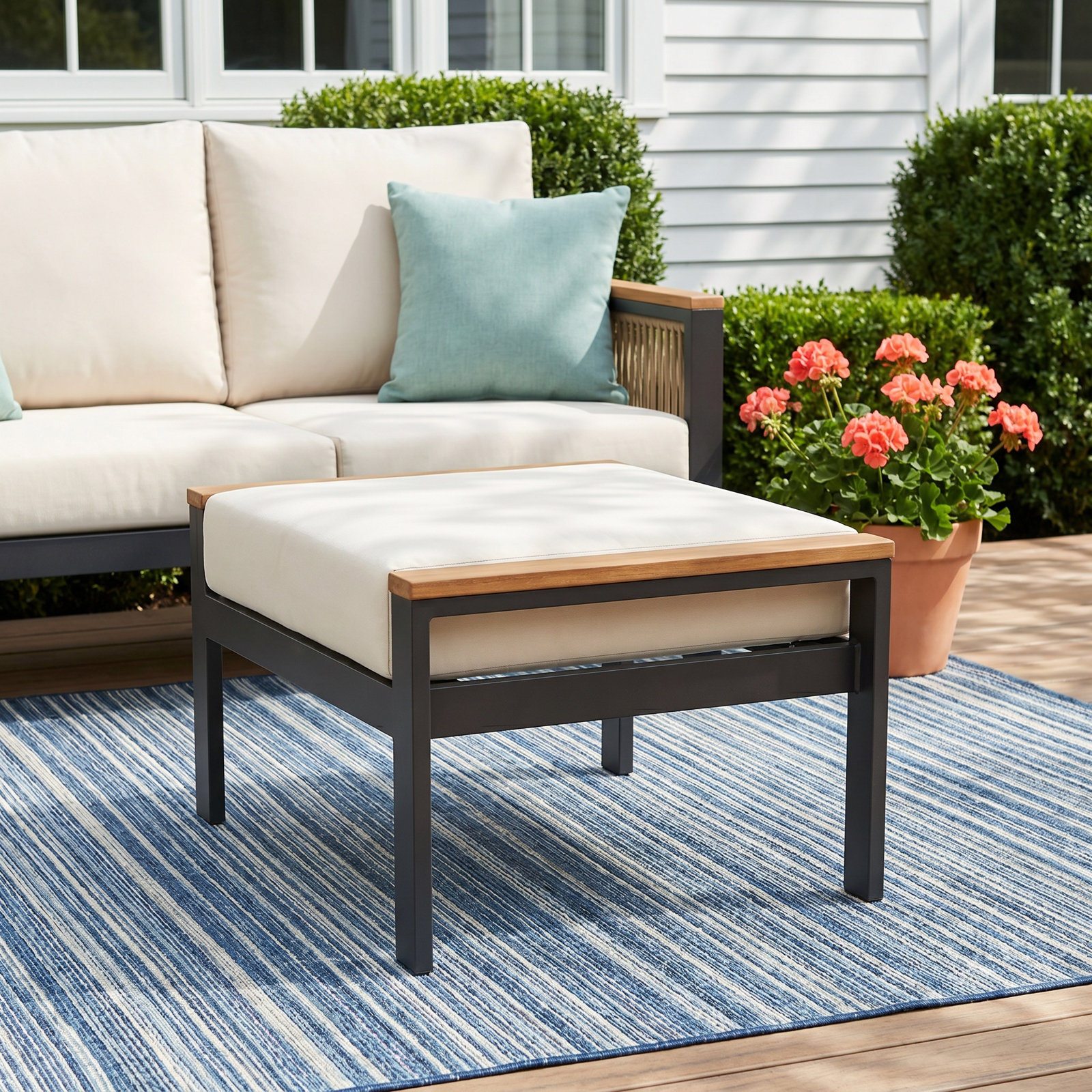 Sunbrella® Patio Ottoman