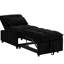 Lit escamotable avec velours noir réglable, lit compact en velours moderne, espace de détente et espace-112613634