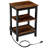Litwin End Table With Charging Station USB Storage End Table Sofa Table For Living Room Bedroom-678414353