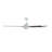 Orbit 60 inch Indoor White  Ceiling Fan with LED Light kit and Remote Control