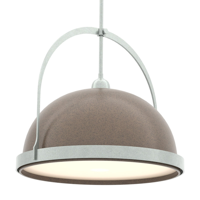 Atlas 1 - Light Single Dome Pendant, 22.3" - 67.3", Bronze, Vintage Platinum