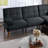 Upholstered 33 " Linen Sofa Bed