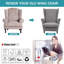Housse pour fauteuil à oreilles 2 pièces Soft Stretch Soft-866080873