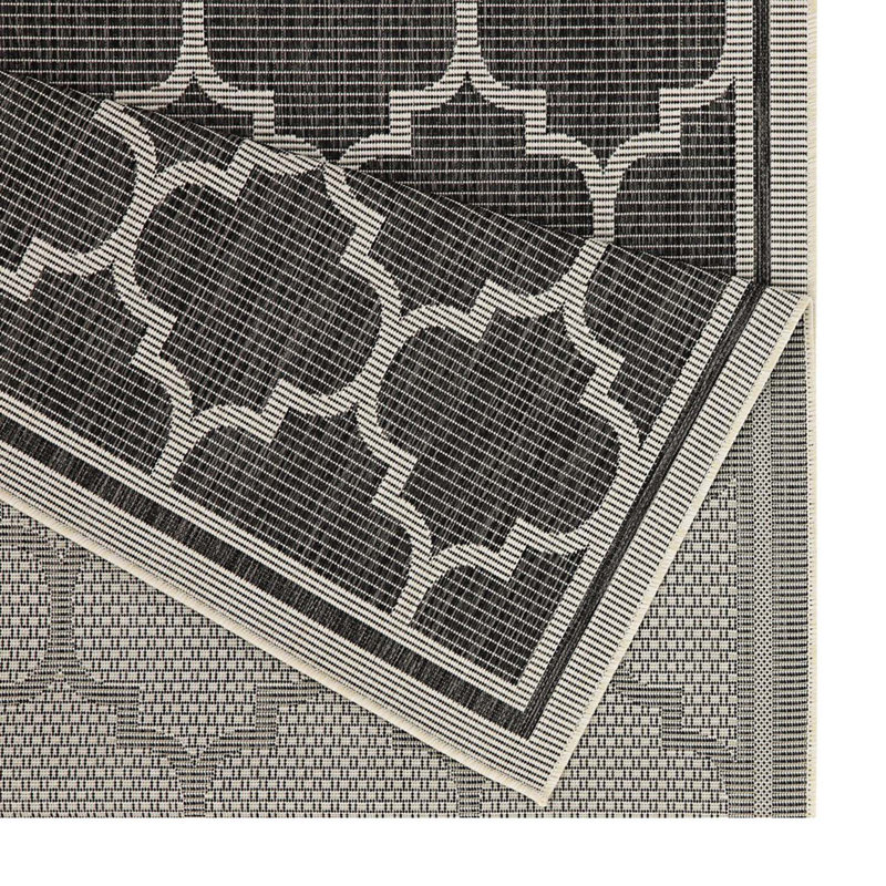 Tapis intérieur / extérieur à motif treillis, Rectangle 5 pi 3 po x 7 pi 3 po