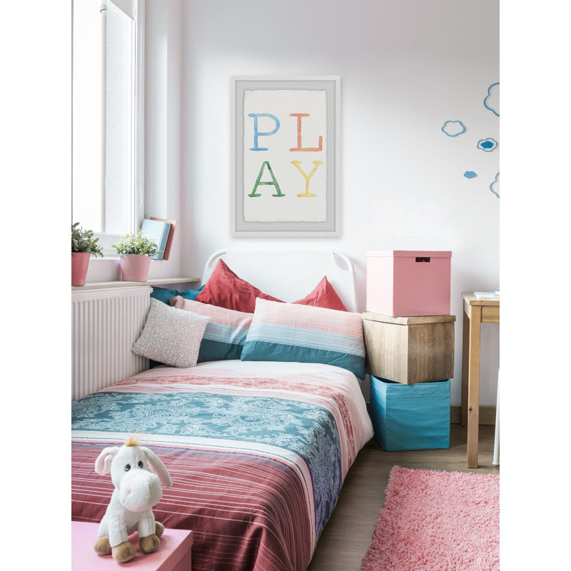 Colour Play - Single Picture Frame Print, 30cm H x 20cm W