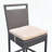 Luvien Outdoor Patio Wicker Barstool with Water Resistant Cushion
