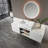Sinber 24" x 17" x 6.3" White Rectangular Ceramic Countertop Bathroom Vanity Vessel Sink