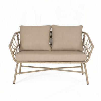 48" Outdoor Paito Loveseat Sofa