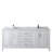 Daria 80'' Double Bathroom Vanity with Carrara Marble Top-97905710-97905715