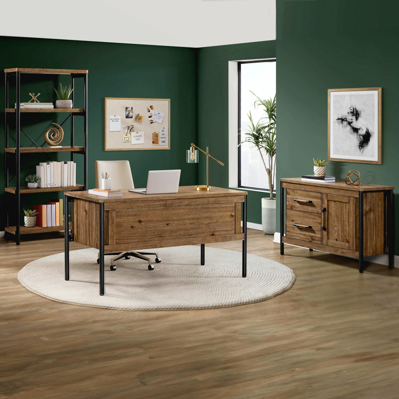 Bibliothèque en bois massif Hickory H 72 po x l 32 po