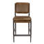 Wooster Upholstered Stool with Metal Frame