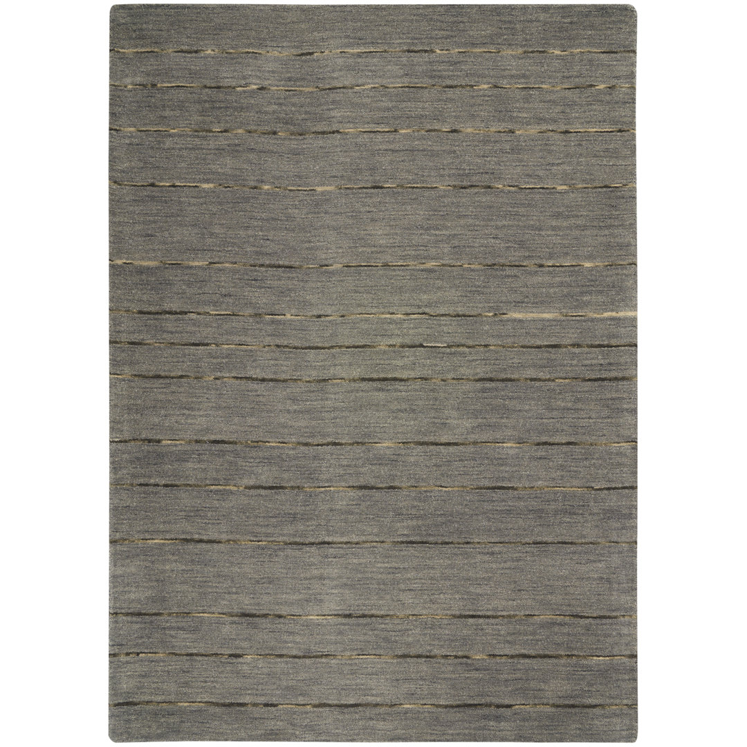 Solid Colour Hand Woven Area Rug