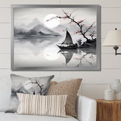 Asian Art Saililier Sumi IV, reproduction d'art sur toile