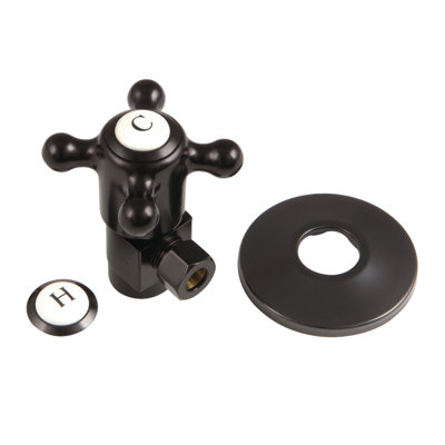 Butoir d'angle à cartouche en céramique Hardisc de 1/4 de tour FIP x 3/8 po Kingston