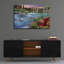 «Bridge Fishing» par Bigelow, illustrations sur verre acrylique-2135945233