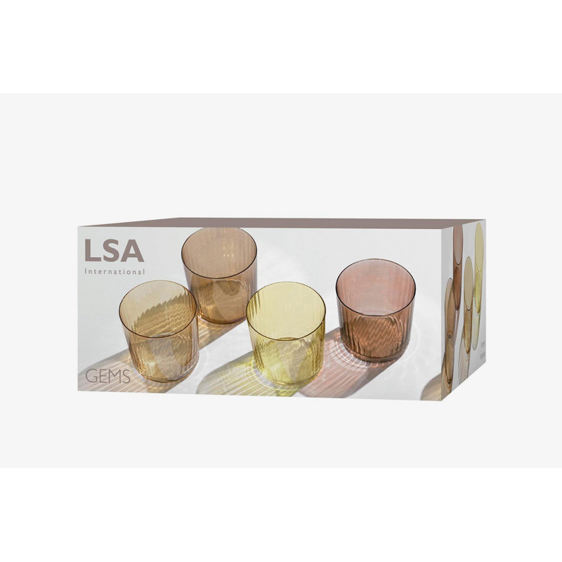 Glass Drinking Glass, 10.5 oz., Amber