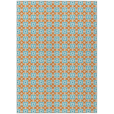 Loreen Washable Geometric Indoor / Outdoor Rug