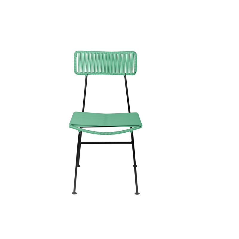 Chaise Hapi, Menthe / noir