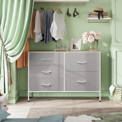 Commode 5 tiroirs Inesh