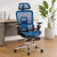 Chaise de bureau ergonomique en filet avec accoudoirs 5D Techni Sport-751558449-751558450