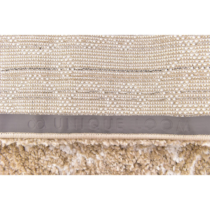 Tapis taupe / ivoire Pickering, Camel/Ivory, Runner 2' x 8'