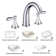 Widespread 2-handle Bathroom Faucet