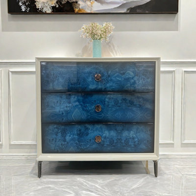 Modern Luxury Three-Drawer Accent Chest