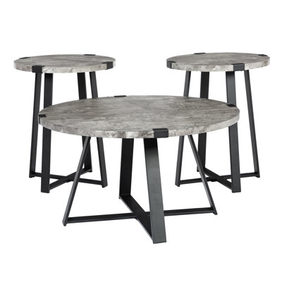 Ensemble de tables basses 3 pièces Paramus e