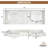 61'' Marble Double Bathroom Vanity Top with Sink