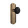 Deco Plate with Black Porcelain Door Knob