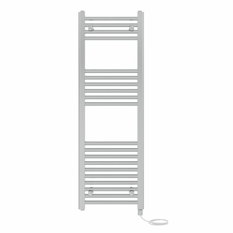 Straight Towel Rail Heated Towel Rails, 120cm H x 40cm W x 3cm D, Chrome