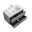 Ensemble de meuble-lavabo simple mural 35,3 "Hourani