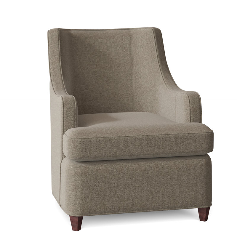 Fauteuil à oreilles Libby Langdon, Espresso, Lin (3152 72)