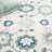 Malbora Hand Tufted Wool/Cotton Oriental Rug in Ivory/Blue-1022779731