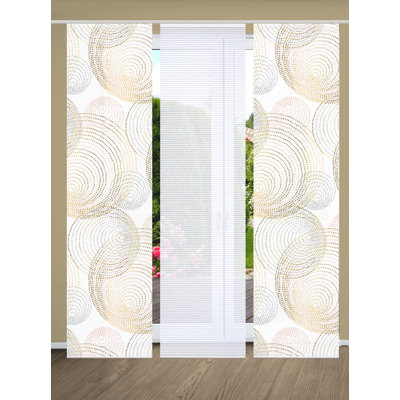 Semi Sheer Sliding Panel