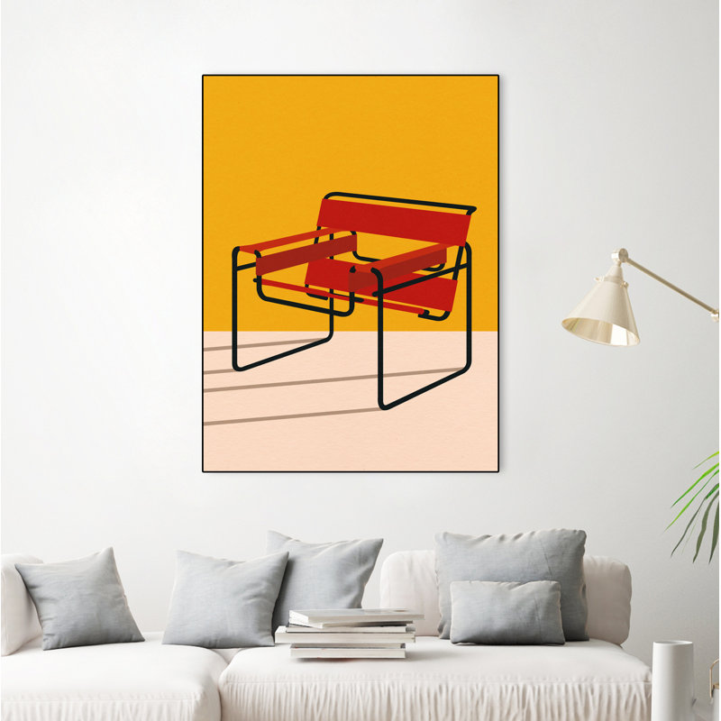 Toile encadrée Wassily Chair Marcel Breuer, H 24 po x l 18 po